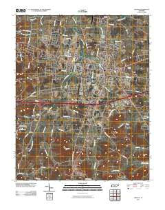 Lebanon Tennessee Historical topographic map, 1:24000 scale, 7.5 X 7.5 Minute, Year 2010