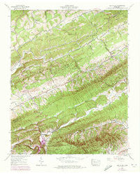 Lee Valley Tennessee Historical topographic map, 1:24000 scale, 7.5 X 7.5 Minute, Year 1939