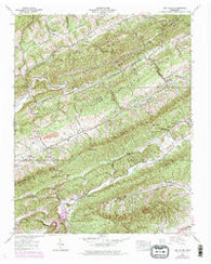Lee Valley Tennessee Historical topographic map, 1:24000 scale, 7.5 X 7.5 Minute, Year 1939