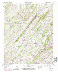 Leesburg Tennessee Historical topographic map, 1:24000 scale, 7.5 X 7.5 Minute, Year 1939