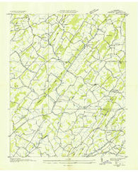 Leesburg Tennessee Historical topographic map, 1:24000 scale, 7.5 X 7.5 Minute, Year 1935