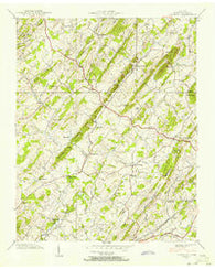 Leesburg Tennessee Historical topographic map, 1:24000 scale, 7.5 X 7.5 Minute, Year 1939
