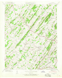 Leesburg Tennessee Historical topographic map, 1:24000 scale, 7.5 X 7.5 Minute, Year 1939