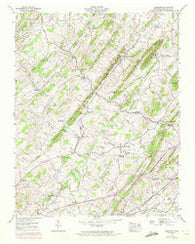 Leesburg Tennessee Historical topographic map, 1:24000 scale, 7.5 X 7.5 Minute, Year 1939