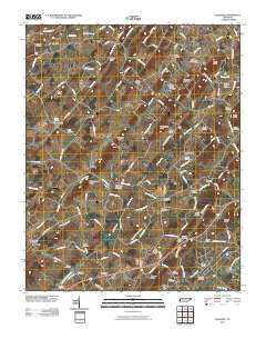Leesburg Tennessee Historical topographic map, 1:24000 scale, 7.5 X 7.5 Minute, Year 2010