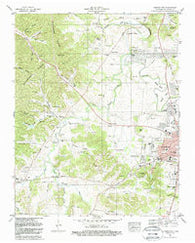 Leipers Fork Tennessee Historical topographic map, 1:24000 scale, 7.5 X 7.5 Minute, Year 1981