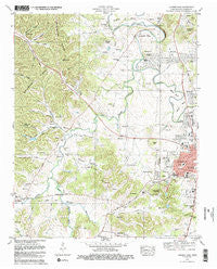 Leipers Fork Tennessee Historical topographic map, 1:24000 scale, 7.5 X 7.5 Minute, Year 1981