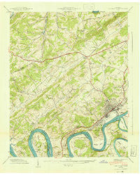 Lenoir City Tennessee Historical topographic map, 1:24000 scale, 7.5 X 7.5 Minute, Year 1940