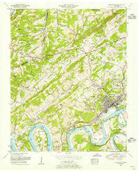 Lenoir City Tennessee Historical topographic map, 1:24000 scale, 7.5 X 7.5 Minute, Year 1953
