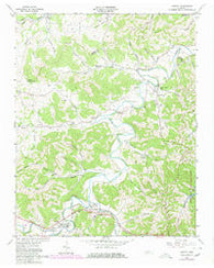 Liberty Tennessee Historical topographic map, 1:24000 scale, 7.5 X 7.5 Minute, Year 1962