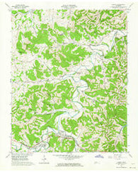 Liberty Tennessee Historical topographic map, 1:24000 scale, 7.5 X 7.5 Minute, Year 1962