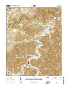 Liberty Tennessee Current topographic map, 1:24000 scale, 7.5 X 7.5 Minute, Year 2016