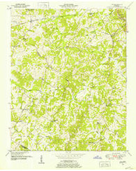 Life Tennessee Historical topographic map, 1:24000 scale, 7.5 X 7.5 Minute, Year 1950