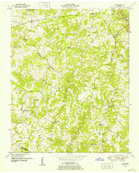 Life Tennessee Historical topographic map, 1:24000 scale, 7.5 X 7.5 Minute, Year 1950