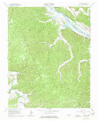 Lillamay Tennessee Historical topographic map, 1:24000 scale, 7.5 X 7.5 Minute, Year 1966