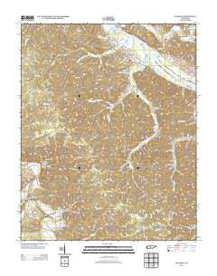 Lillamay Tennessee Historical topographic map, 1:24000 scale, 7.5 X 7.5 Minute, Year 2013