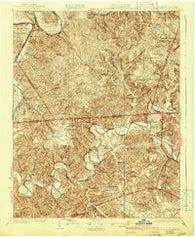 Lillydale Tennessee Historical topographic map, 1:62500 scale, 15 X 15 Minute, Year 1929
