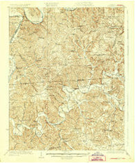 Lillydale Tennessee Historical topographic map, 1:62500 scale, 15 X 15 Minute, Year 1929