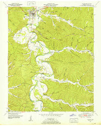 Linden Tennessee Historical topographic map, 1:24000 scale, 7.5 X 7.5 Minute, Year 1950