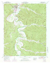 Linden Tennessee Historical topographic map, 1:24000 scale, 7.5 X 7.5 Minute, Year 1950