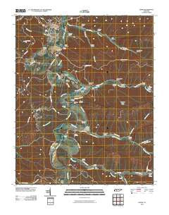 Linden Tennessee Historical topographic map, 1:24000 scale, 7.5 X 7.5 Minute, Year 2010