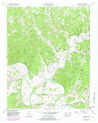 Littlelot Tennessee Historical topographic map, 1:24000 scale, 7.5 X 7.5 Minute, Year 1952