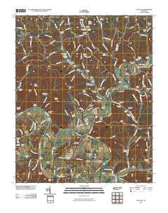 Littlelot Tennessee Historical topographic map, 1:24000 scale, 7.5 X 7.5 Minute, Year 2010