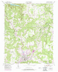 Livingston Tennessee Historical topographic map, 1:24000 scale, 7.5 X 7.5 Minute, Year 1955