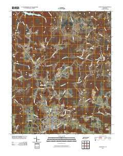 Livingston Tennessee Historical topographic map, 1:24000 scale, 7.5 X 7.5 Minute, Year 2010