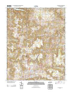Livingston Tennessee Historical topographic map, 1:24000 scale, 7.5 X 7.5 Minute, Year 2013