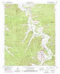 Lobelville Tennessee Historical topographic map, 1:24000 scale, 7.5 X 7.5 Minute, Year 1950