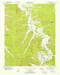 Lobelville Tennessee Historical topographic map, 1:24000 scale, 7.5 X 7.5 Minute, Year 1950