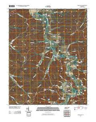 Lobelville Tennessee Historical topographic map, 1:24000 scale, 7.5 X 7.5 Minute, Year 2010