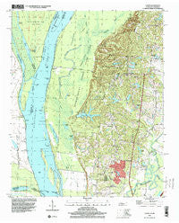 Locke Tennessee Historical topographic map, 1:24000 scale, 7.5 X 7.5 Minute, Year 1997