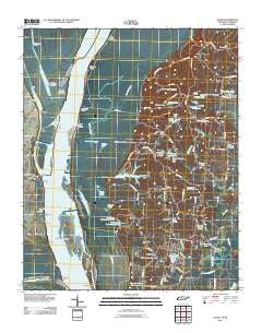 Locke Tennessee Historical topographic map, 1:24000 scale, 7.5 X 7.5 Minute, Year 2011