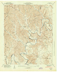 Lois Tennessee Historical topographic map, 1:24000 scale, 7.5 X 7.5 Minute, Year 1947