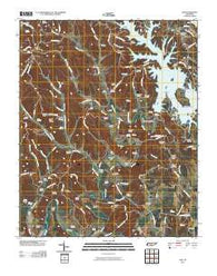 Lois Tennessee Historical topographic map, 1:24000 scale, 7.5 X 7.5 Minute, Year 2010