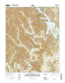 Lois Tennessee Current topographic map, 1:24000 scale, 7.5 X 7.5 Minute, Year 2016