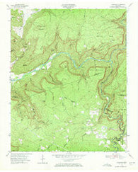 Lonewood Tennessee Historical topographic map, 1:24000 scale, 7.5 X 7.5 Minute, Year 1954