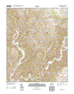 Long Branch Tennessee Historical topographic map, 1:24000 scale, 7.5 X 7.5 Minute, Year 2013