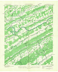 Looneys Gap Tennessee Historical topographic map, 1:24000 scale, 7.5 X 7.5 Minute, Year 1935