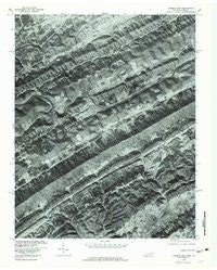 Looneys Gap Tennessee Historical topographic map, 1:24000 scale, 7.5 X 7.5 Minute, Year 1976