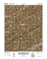 Looneys Gap Tennessee Historical topographic map, 1:24000 scale, 7.5 X 7.5 Minute, Year 2013