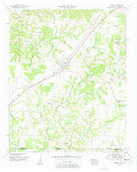 Loretto Tennessee Historical topographic map, 1:24000 scale, 7.5 X 7.5 Minute, Year 1950