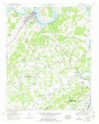 Loudon Tennessee Historical topographic map, 1:24000 scale, 7.5 X 7.5 Minute, Year 1952