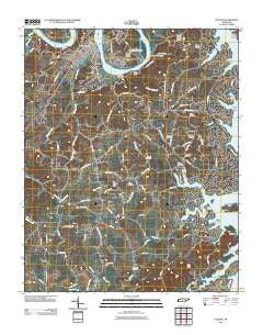 Loudon Tennessee Historical topographic map, 1:24000 scale, 7.5 X 7.5 Minute, Year 2011