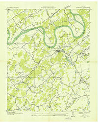 Louisville Tennessee Historical topographic map, 1:24000 scale, 7.5 X 7.5 Minute, Year 1936