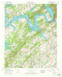 Louisville Tennessee Historical topographic map, 1:24000 scale, 7.5 X 7.5 Minute, Year 1968