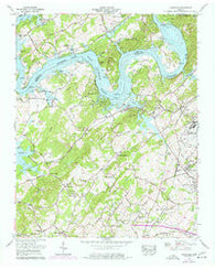 Louisville Tennessee Historical topographic map, 1:24000 scale, 7.5 X 7.5 Minute, Year 1968