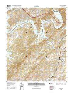 Louisville Tennessee Historical topographic map, 1:24000 scale, 7.5 X 7.5 Minute, Year 2014